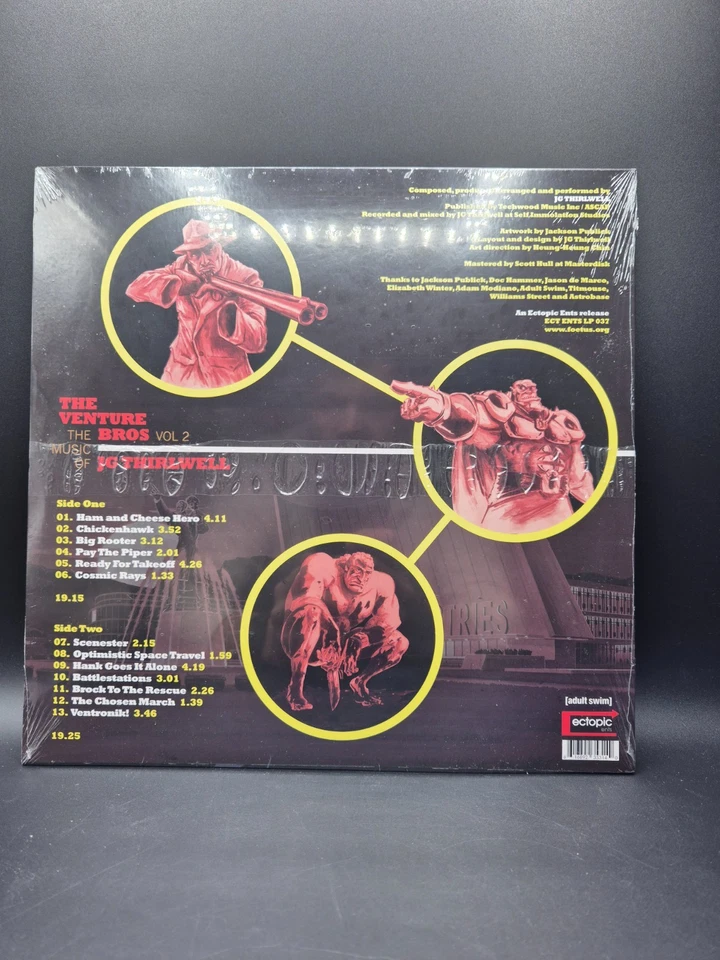 THE VENTURE BROS | SOUNDTRACK LP | JG THIRLWELL | VOLUME TWO | NEW - Image 3 of 4