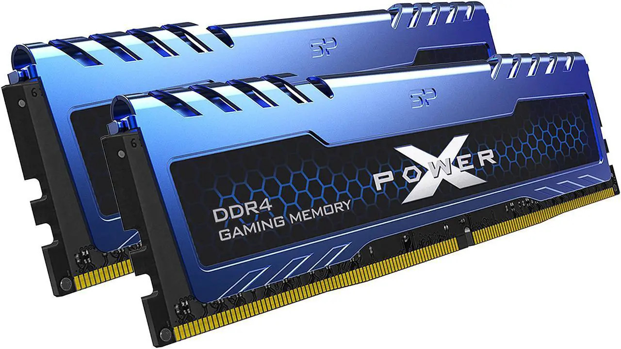 Silicon Power SU008GBLFU240BS2AH DDR4 16GB (2x8GB) UDIMM Desktop Memory 2400MHz