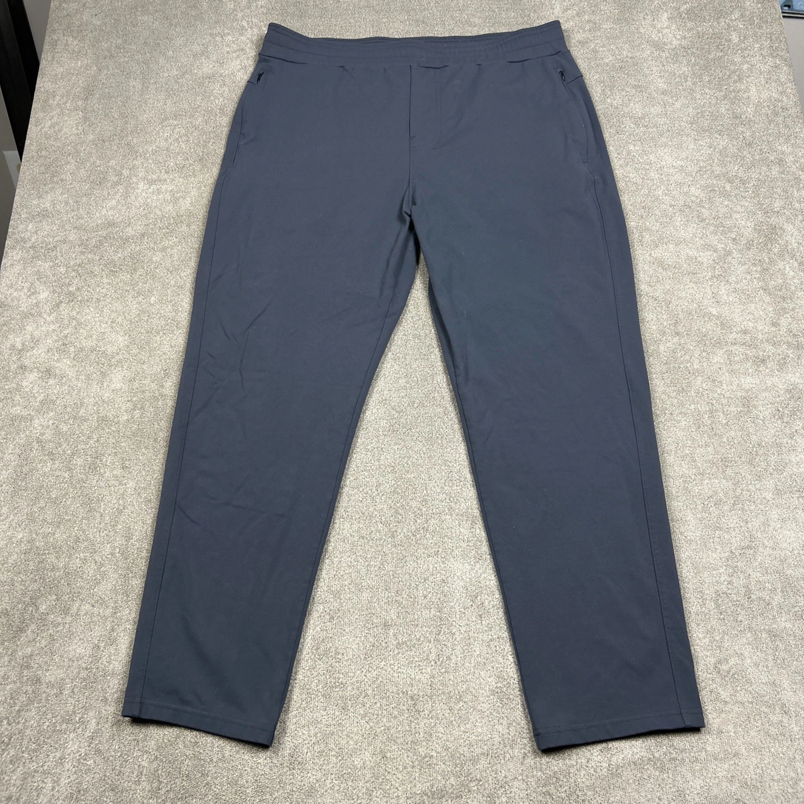 Public Rec All Day Every Gamechanger Pants Mens 38/30 Blue Stretch Jogger Knit