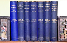 Gibbon's Roman Empire Milman 7 Vols Early 1900s Edition with Maps John Murray