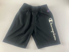 Boys Champion Shorts Size 5/6 Black Sports School Summer Pockets