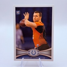 Chandler Harnish 2012 Topps #92 Indianapolis Colts Rookie Card NFL Football . rookie card picture