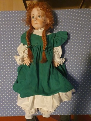 Top Künstlerpuppe Apple Annabelle von Linda  Rick  porzellan The doll maker 1993
