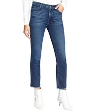 Sanctuary Clothing Womens Modern Standard Raw Hem Cropped Jeans, Blue, 27