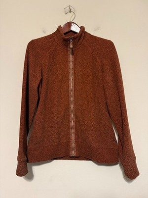   Sherpa Adventure Gear Sweater Women's Large Full Zip Long Sleeve Fleece