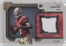 2012 Topps Strata Rookie Relics Blue Patch 1/80 AJ Jenkins #RR-AJJ Patch 0af