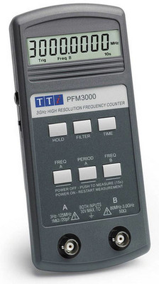 Aim TTi PFM3000 Frequenzzähler  3 Hz - 3 GHz Batteriebetrieben Frequenz-Zähler