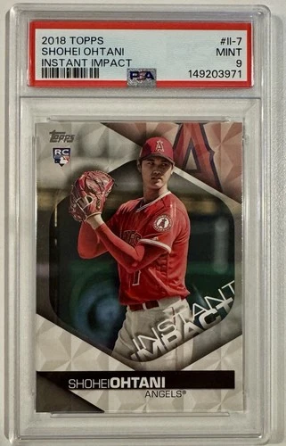 2018 Topps - Instant Impact Shohei Ohtani #II-7 (RC) PSA 9 Fresh Grade
