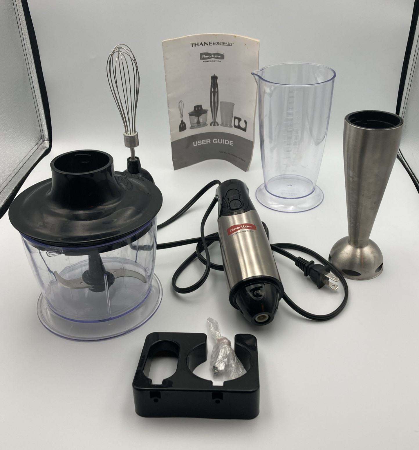 Thane Flavorwave Powerstick Immersion Blender Chopper Whisk 