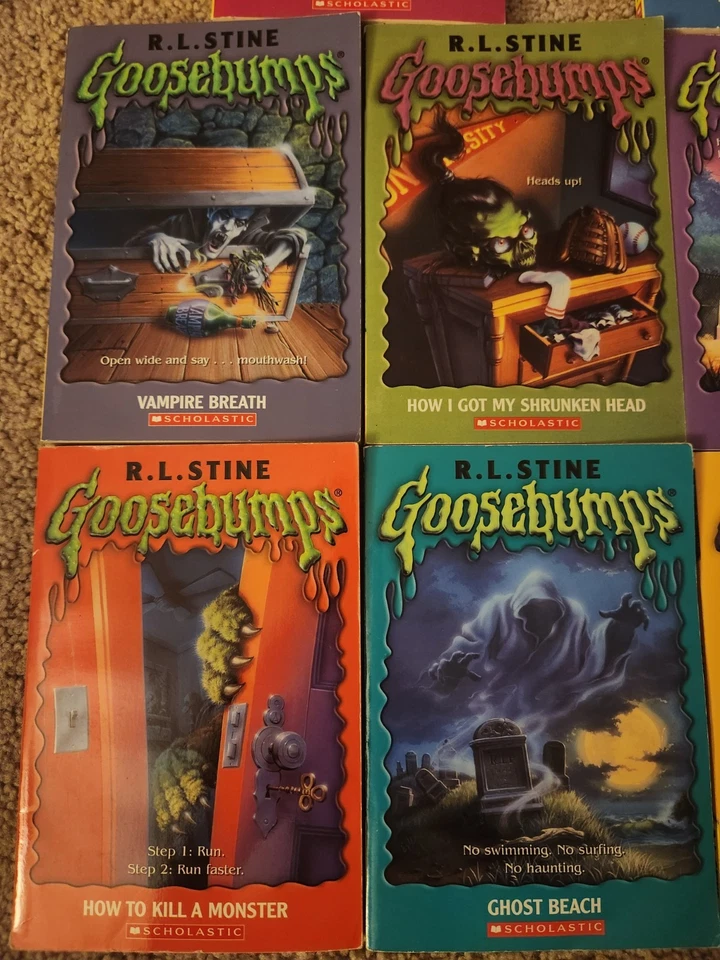 Lot of 14 Goosebumps Books By R.L. Stine Paperback Vintage All From The 90s Foto 3 de 4