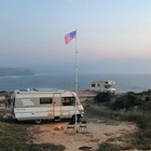 20FT Telescopic Aluminum Flag Pole for Outside House 3x5' US Flag Tire Mount Kit — photo 10
