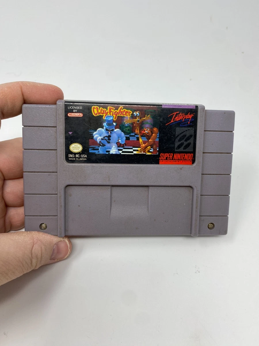 Clay Fighter Nintendo SNES Video Games for sale - eBay