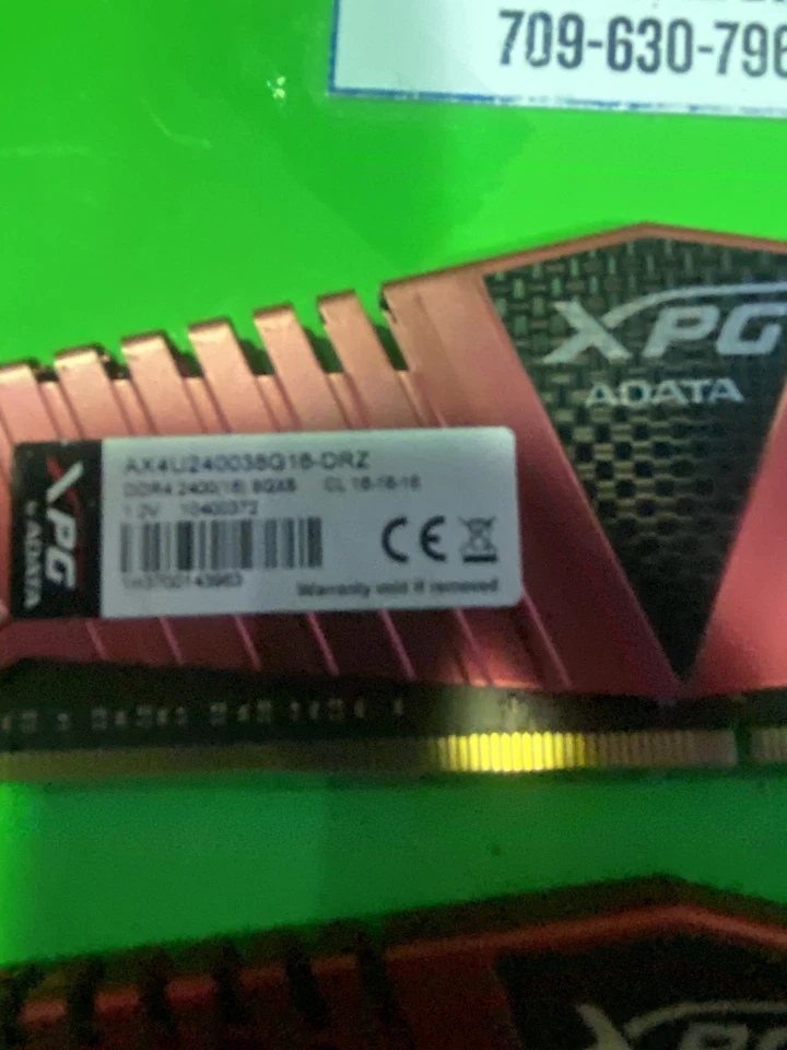 32 GB RAM KIT - Adata DDR4 2400 Mhz RAM 32 GB Gigabytes (8x4 modules) see pics - Image 3 of 4