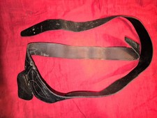 ceinturon cuir noir officier porte sabre restauration empire garde nationale