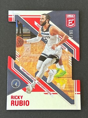 Ricky Rubio 2020-21 Donruss Elite Aspirations Die Cut #ed 41/91