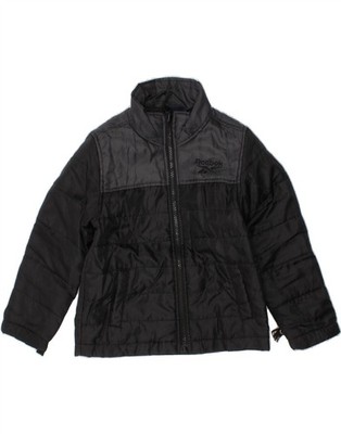 Reebok Jungen wattierte Jacke 5-6 Jahre schwarz Polyester AW09