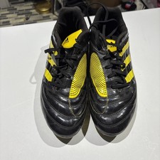 ADIDAS PREDATOR X TRX FG Black Yellow Futbol Soccer Cleats Boots US 7