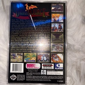 Dragon Force for Sega Saturn, Working Designs Publisher, Complete w/ Manual