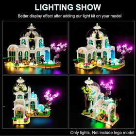 LED Light Kit for Lego Friends Botanical Garden 41757, Compatible with Lego 4175