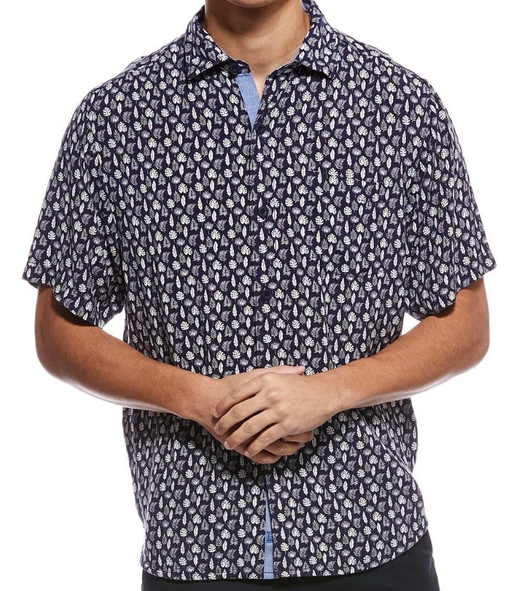 Tommy Bahama Island Zone VERACRUZ CAY POCO PALMS Camp Shirt, Lge, XL, 2XL