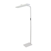 Luxula LED Stehleuchte 60 W 4000 K Neutralweiß Weiß Dimmbar
