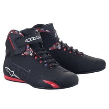 Fq20 Chaussures De Moto Alpinestars Sektor - Noir/Rouge Brillant 25145231303