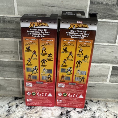 Spider Man Metalfigs Die-cast 10 Figure Set - Lot Of 2 Boxes - Picture 2 of 2