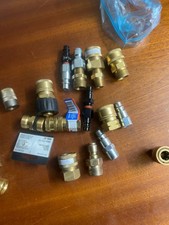 uxcell Brass Quick Connect Fitting Set 3/8" 16pcs 1/4 coupler