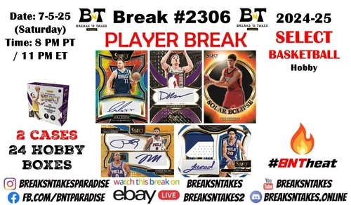 CHET HOLMGREN 2024-25 Select Basketball Hobby 2 CASE (24 BOX) Break #2306