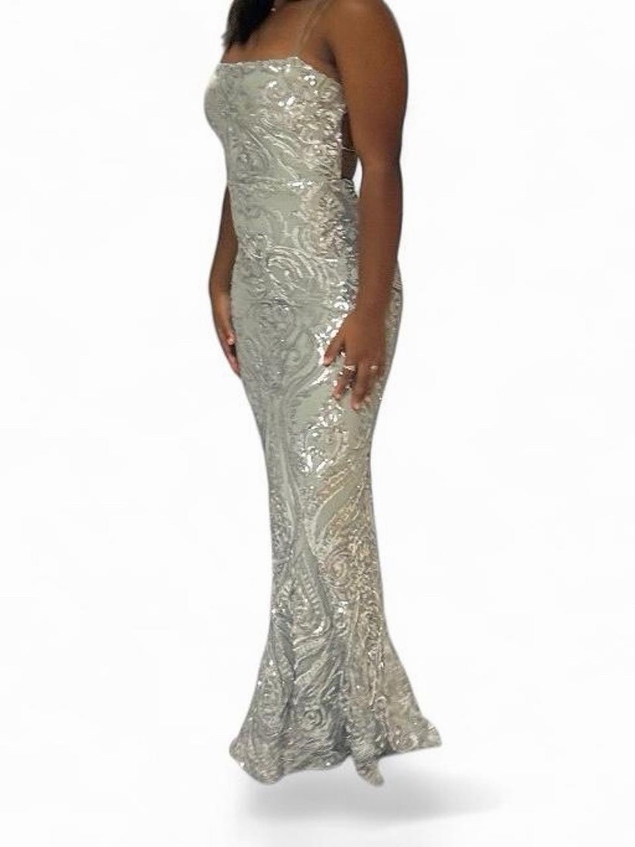 pleated satin maxi dress KARLIE One Shoulder Pleated Satin Maxi Dress