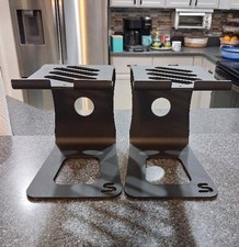 Pieds d'enceintes de bureau Soundrise PRO (noir mat/paire). Aluminium