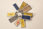 10 Dav Disabled American Veterans Mini License Plates Keychain Tags Ohio  — photo 2