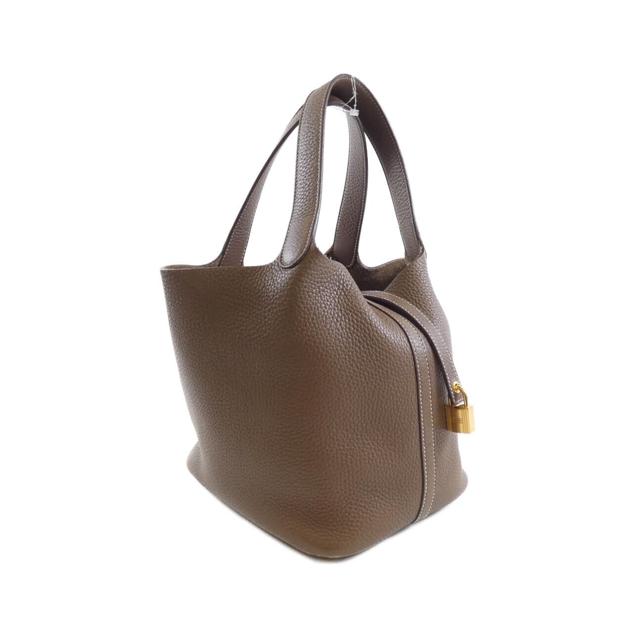 Authentic HERMES Picotin Lock MM Bag in Togo Leather 060991CC