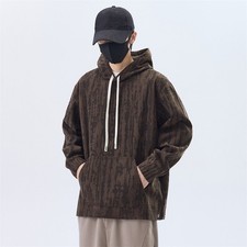 Spring Men Hoodie Workout Top Casual Hooded Coat Hip Hop Sweatshirt