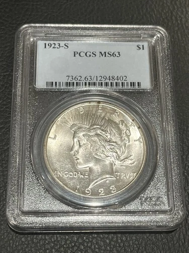 1923-S Peace Dollar — photo from the most recent tracked eBay sale