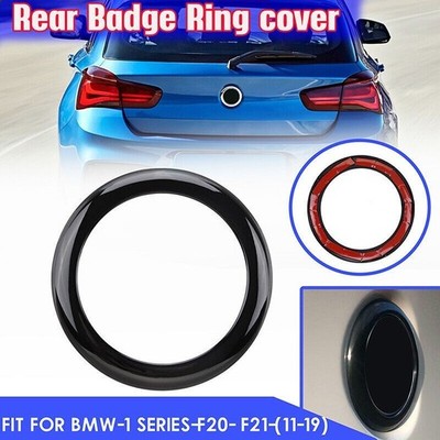 Glanz Schwarz Heck Emblem Kofferraum Ring Einfassung Für BMW F20 F21 2011-2019
