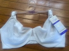 NWT Olga $100 Underwire Full Coverage Bra White
