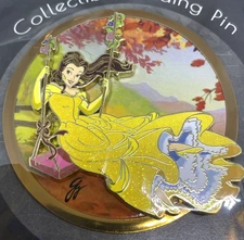 Disney Pin Artland Belle on a Swing LE 200 PP171583