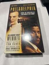 Philadelphia VHS Factory Sealed Tom Hanks Denzel Washington Movie 1993
