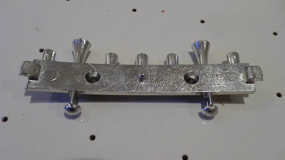 NOS vintage NYLINT Ford City Delivery COE semi truck chrome horn box part - Image 2 of 2