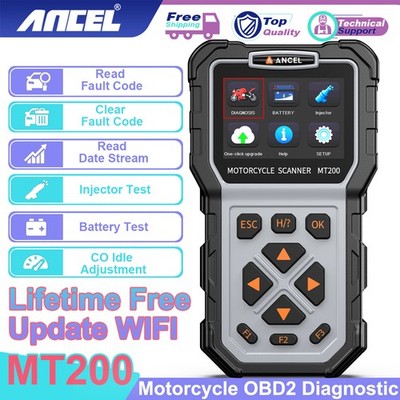 ANCEL Motorcycle Scanner Full System Diagnostic Tool For BMW G650 Xcountry 2007+