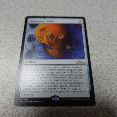 マジック：ザ・ギャザリング Illusionary Mask mtg 30th anniversary ed Magic the Gathering Illusionary Mask 30th Anniversary NM EX