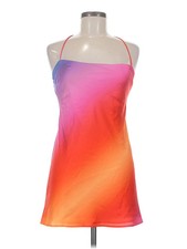 Show Me Your Mumu Women Orange Casual Dress XS