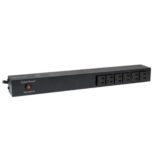 CyberPower PDU15B6F12R 100 - 125 VAC 15A Basic PDU (PDU15B6F12R) - Picture 1 of 10