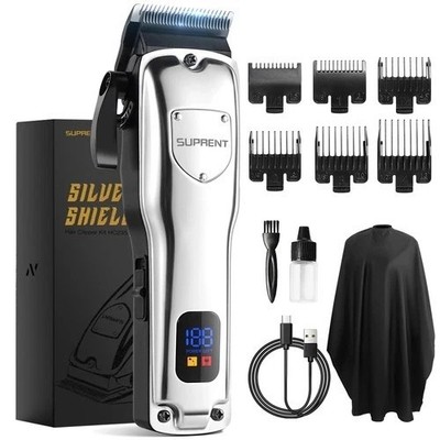 SUPRENT Cordless Hair Clippers for Men Professional Hair Cutting Trimmer with...