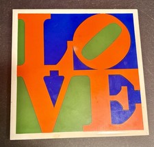 Robert Indiana s  LOVE  Image 6  x 6  Ceramic...