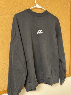 Balenciaga Activewear Logo Crewneck Sweatshirt Black Unisex Size M