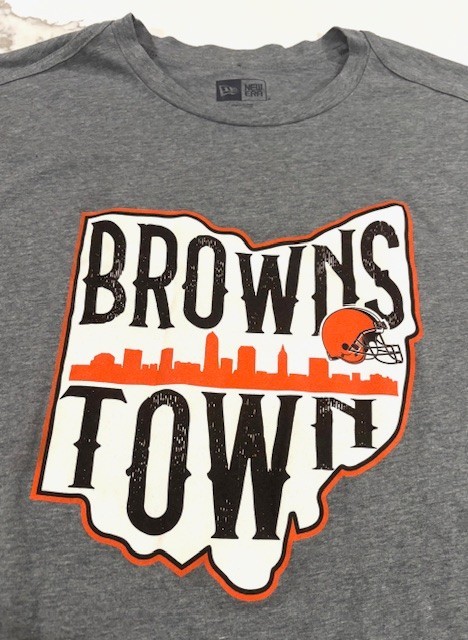 New Era Cleveland Browns Town T-Shirt Tee Shirt Men's Size Large NFL