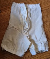 Youthcraft Vintage Nylon Satin Compression Stretch Shaping Girdle Small Ivory