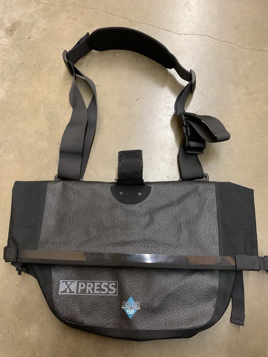Ortlieb X-Press Black Waterproof Messenger Bag, Pannier . Made In